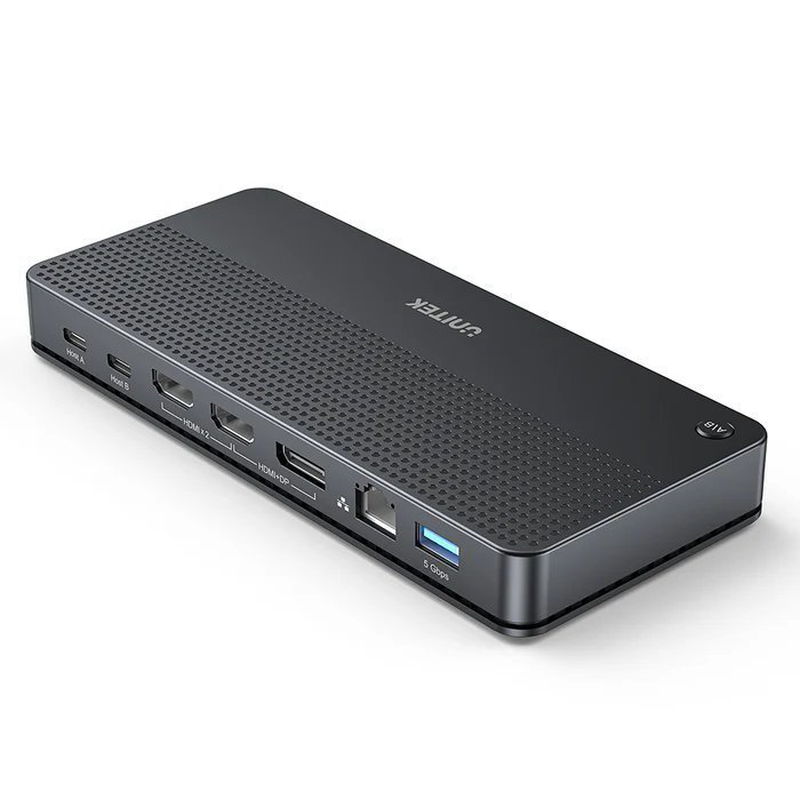 Product image: Unitek kvm USB-c dual 4k docking station d1103a, , medium-null