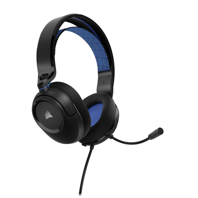 Corsair hs35 v2 multiplatform gaming headset blue (ca-9011383-eu), Blue, medium