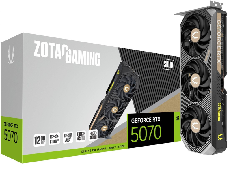 Zotac RTX 5070 gaming solid 12GB, , medium-null