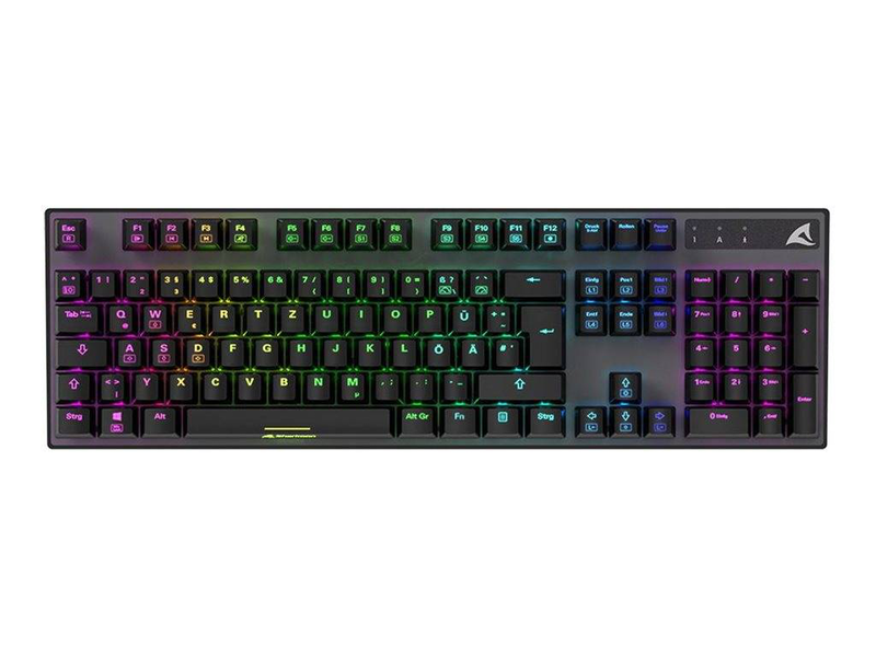 Sharkoon skiller sgk20 / keyboard / backlit / USB / qwertz / german / key switch: huano brown linear, , medium-null