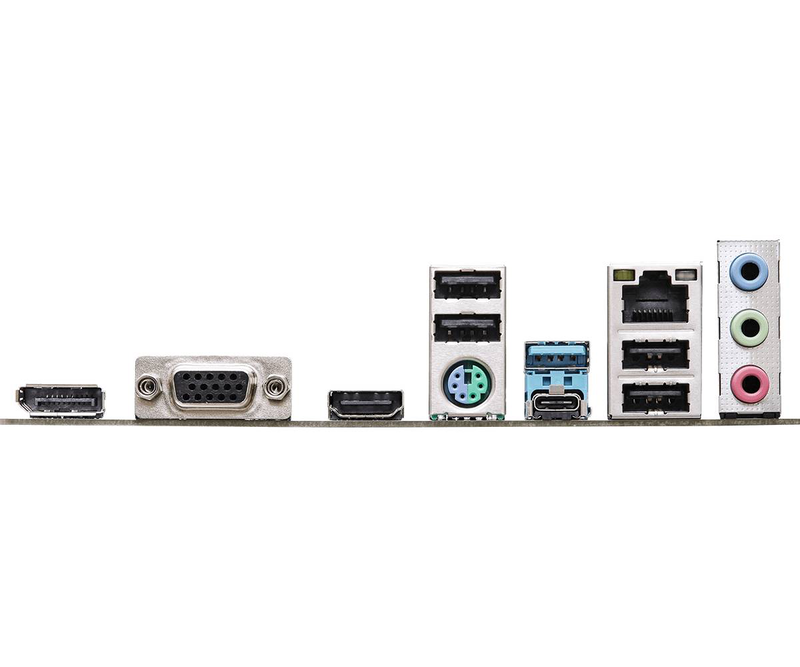 Asrock h610m-hdv/m.2+ d5 micro-atx motherboard lga 1700 intel h610 ddr5 pcie 4.0 m.2 USB-c HDMI dp vga gbe black-null