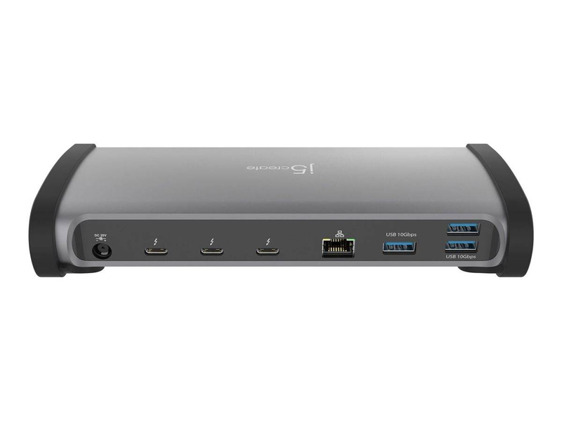 J5create jtd562 8k thunderbolt 4 docking station, dual 4k60 or single 8k, 3x tb4, 96w pd, gbe, sd 4.0-null
