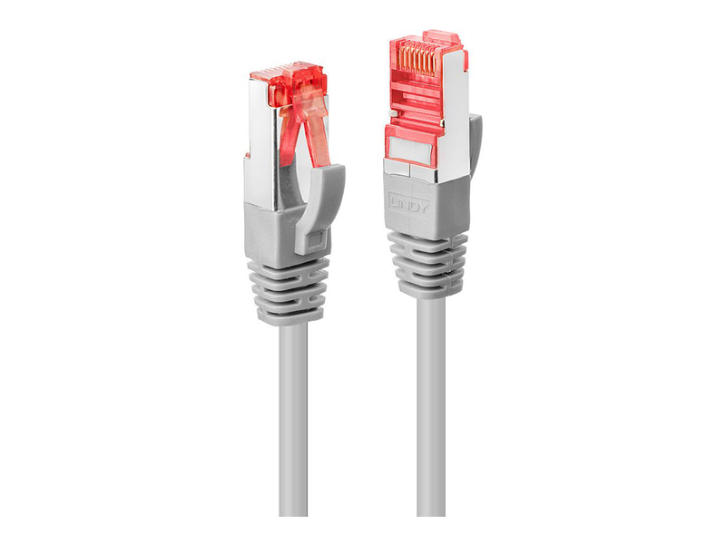 Lindy - patch cable - rj-45 (m) to rj-45 (m) - 20 m - sftp, pimf - cat 6e - snagless - grey-null
