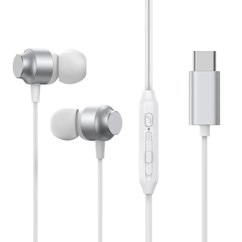 Jr-ec06 Type-C series in-ear metal wired earbuds, , medium-null
