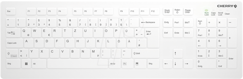 Cherry active key mta ak-c8112 wireless de-layout wei&szlig;, , medium-null