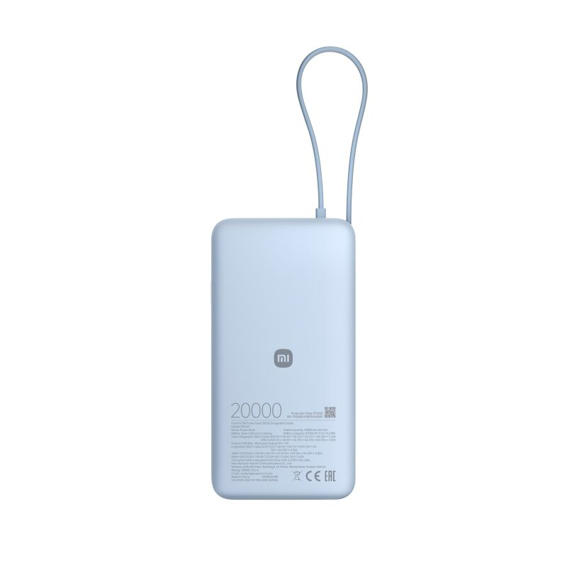 Xiaomi 67w power bank 20000mAh (integrated cable) blue, , medium-null