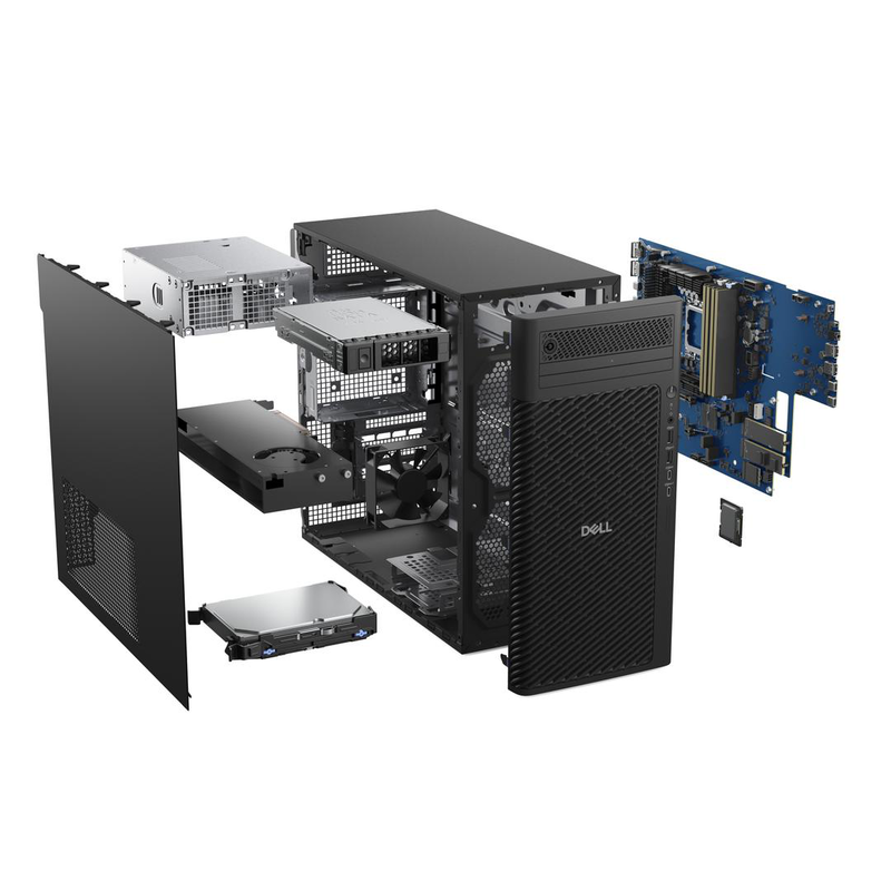 Dell pro max tower t2 khp46 tower workstation Intel Core ultra 9 285 32GB ddr5 1TB SSD intel graphics windows 11 pro black-null