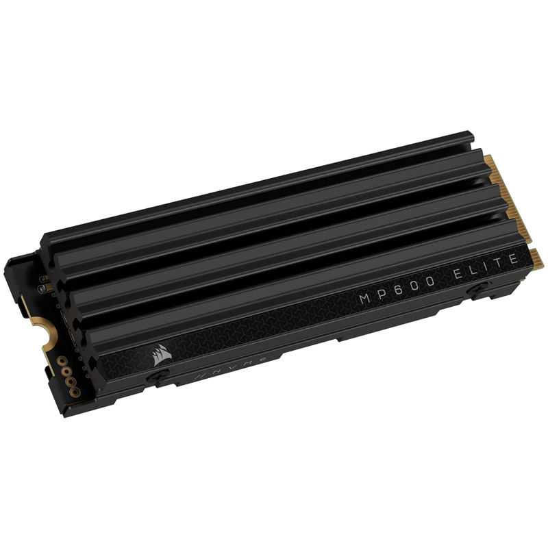 2TB m.2 SSD nvme corsair mp600 elite Gen.4 7000mb/s read / 6500mb/s write with heatsink PS5 compatible  (cSSD-f2000GBmp600ehs)-null