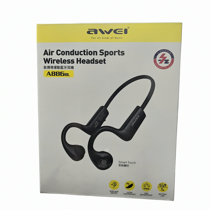 Awei in-ear wireless headphones a886bl, , medium-null