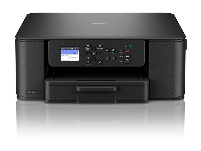 Brother dcp-j1310dw compact colour inkjet 3-in-1 printer print copy scan auto duplex 16ipm USB Wi-Fi white-null