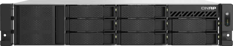 Qnap ts-855eu-rp-8g 8-bay 2u short-depth rackmount nas intel atom c5125 8-core 8GB ddr4 redundant psu diskless-null