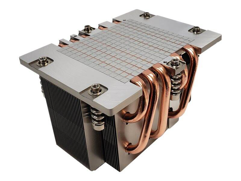 Dynatron j10 - processor cooler - (for: socket sp5) - aluminium fin base with aluminium fin stack - 60 mm - 2u, , medium-null