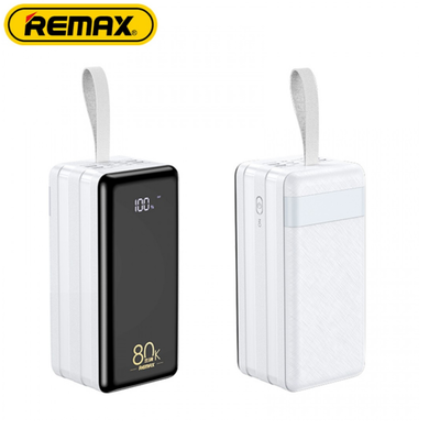 Remax fast power bank 22.5w 80.000mAh rpp-291 with 6 charging ports
