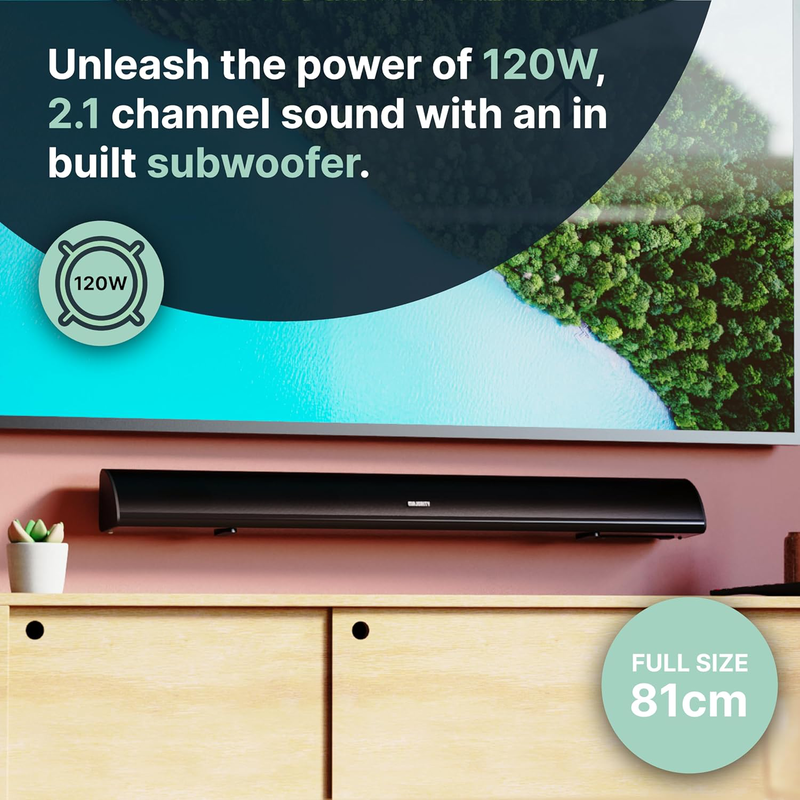 Majority soundbar snowdon II 120w bt/optical white, , medium-null