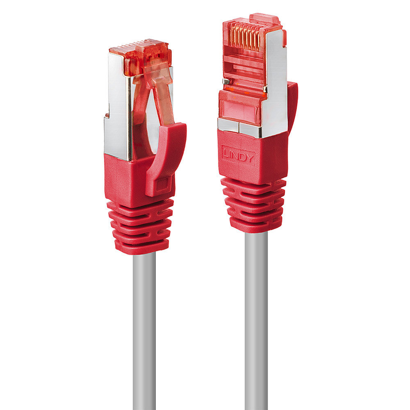 Lindy / crossover cable / rj-45 (m) to rj-45 (m) / 15 m / sftp, pimf / cat 6e / snagless / grey-null