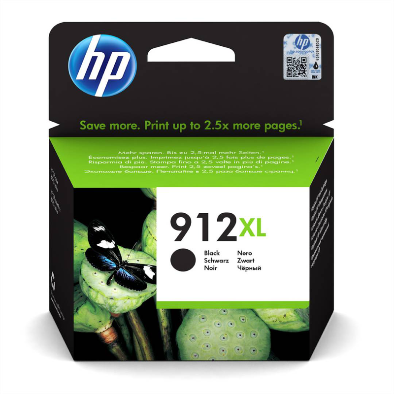 Hp 912 xl high yield black ink cartridge-null