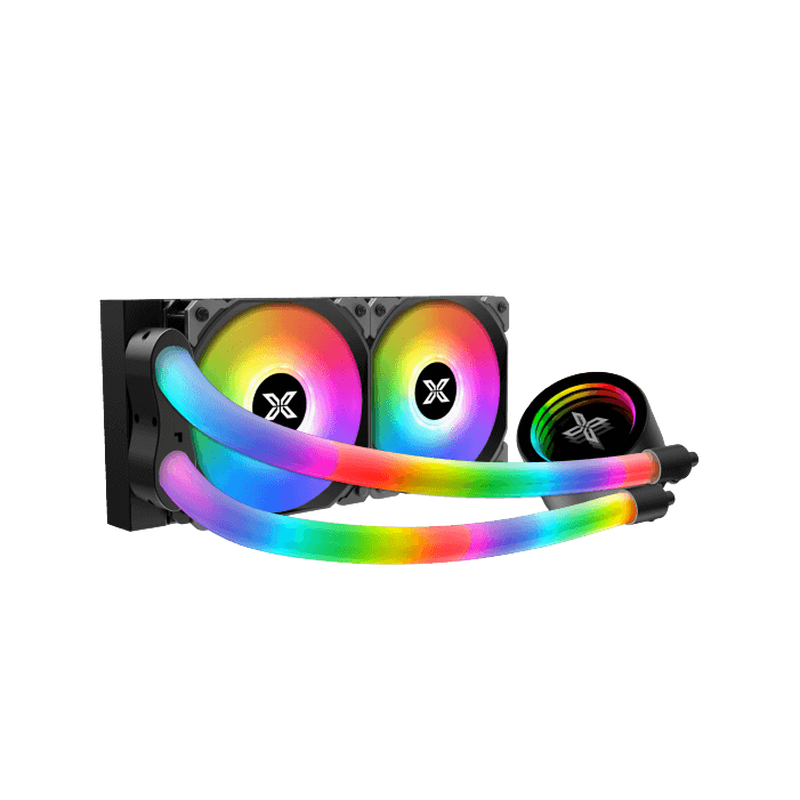 Product image: Xigmatek neon aqua 240 CPU liquid cooler, , medium-null