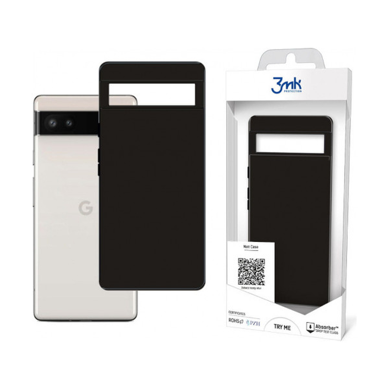Product image: 3mk matt case google pixel 7 black, , medium-null