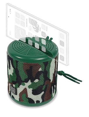 Sonicgear audiobox 2go-dock100 portable bt/fm speaker with dock camo, , medium