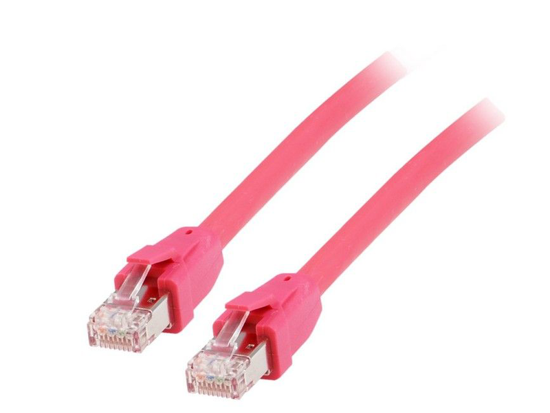 Equip / patch cable / cat 8.1 s/ftp patch cable, lsoh, red, 0.5m-null