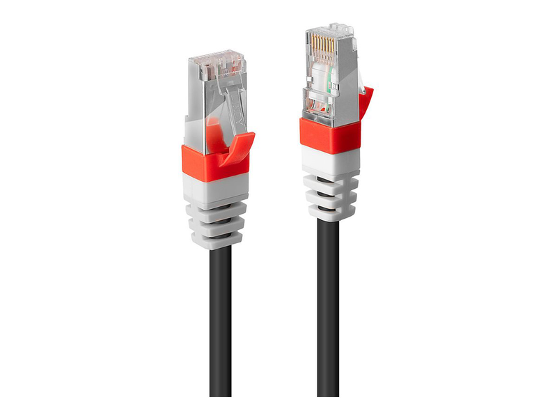 Lindy premium - patch cable - rj-45 (m) to rj-45 (m) - 40 m - sftp - cat 6a - halogen-free - black-null