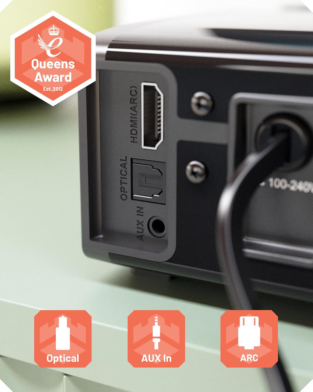 Majority soundbar sb40 60w bt/HDMI/rc (oakcastle), , medium-null