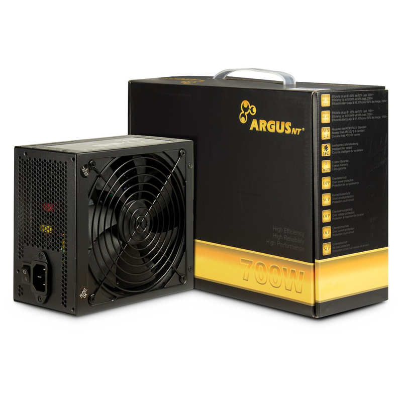 Intertech argus gps-700w 80+ gold power supply, , medium-null