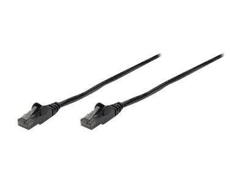 Intellinet / patch cable / rj-45 (m) to rj-45 (m) / 5 m / utp / cat 6 / molded, snagless / black-null