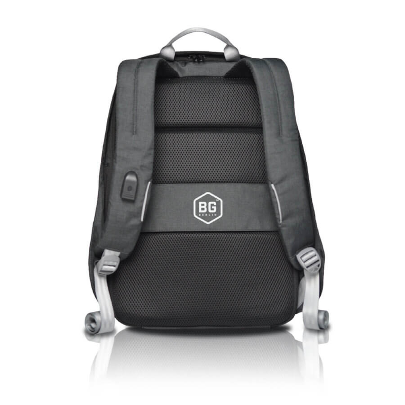 Bg berlin - metrobag slim, anti-theft, laptop backpack, 17 inch, black image number null