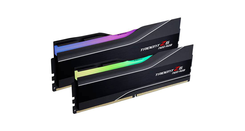 G.skill trident z5 neo rgb 32GB 2x16GB ddr5-6000 cl30 AMD expo intel xmp desktop memory matte black-null