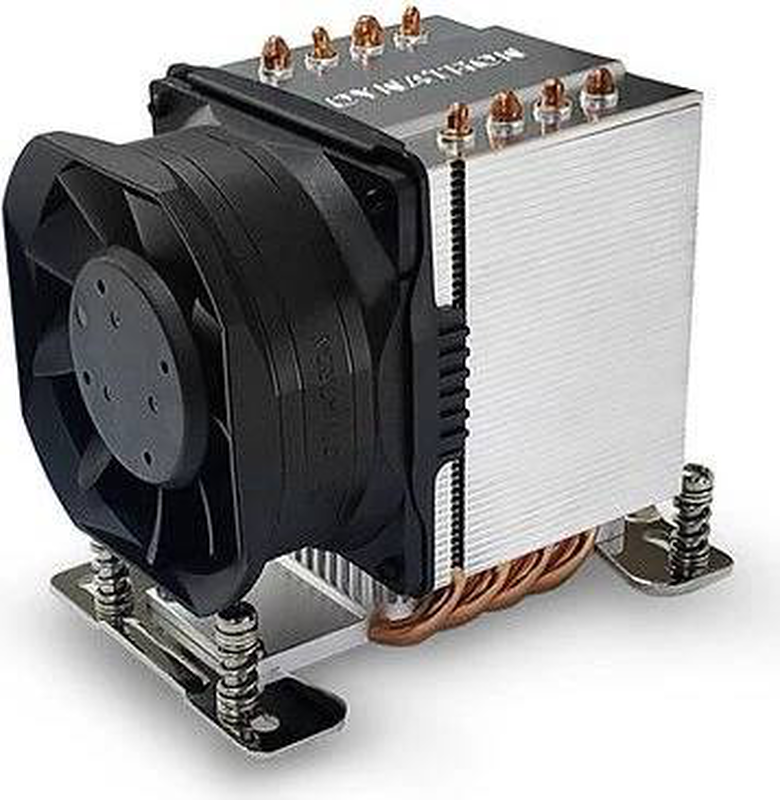 Dynatron a55 88885646 3u active CPU cooler AMD sp6 str5 350w tdp 80mm pwm fan server epyc threadripper silver-null