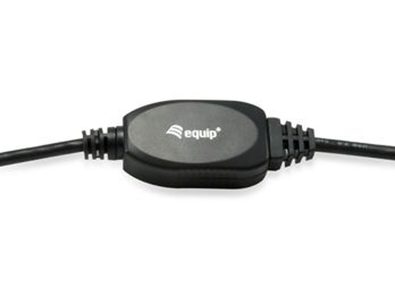 Equip 133347 - 10 m - USB a - USB a - USB 3.2 Gen 1 (3.1 Gen 1) - 5000 mbit/s - black - pvc - up to 5GBs transfer rate - nickel plated - black-null