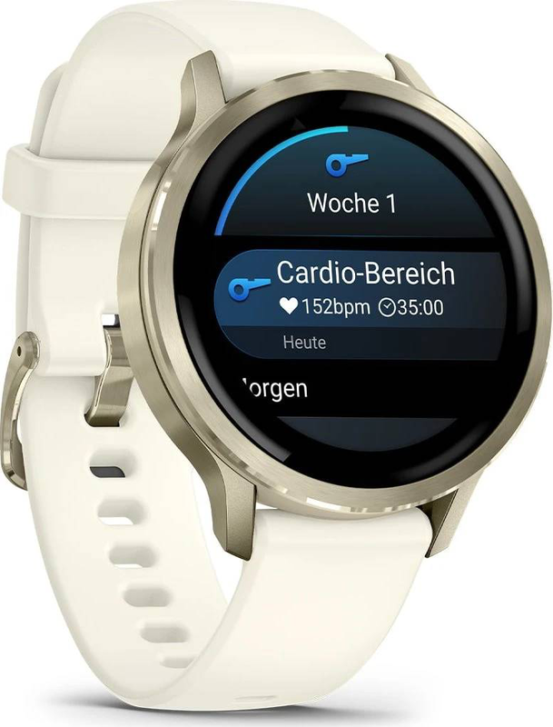 Garmin venu 4 010-03013-00 41mm health fitness GPS smartwatch 1.2" amOLED ecg flashlight 5 atm gold/beige-null