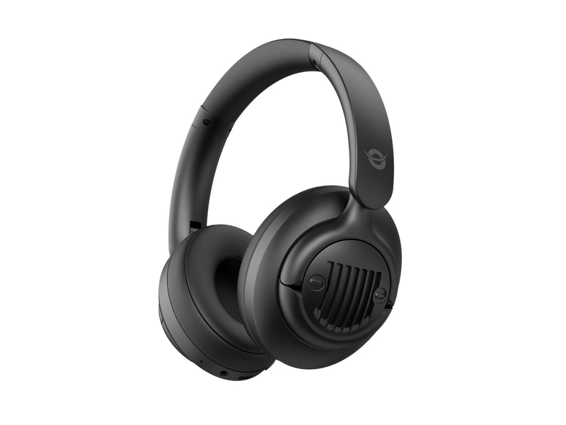 Conceptronic alvah02b wireless anc headset bluetooth 5.4 40mm 30h multipoint 3.5mm foldable black-null
