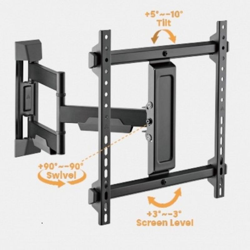 Brateck TV wall mount 2 arm 51cm  32-70 inch full motion lpa76-443, , medium-null