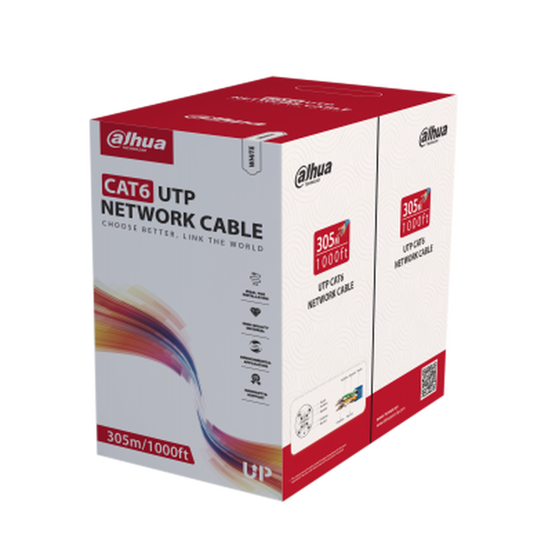 Dahua cat6 ofc cable 0.53mm 305m white pfm920i-6un-c, , medium-null