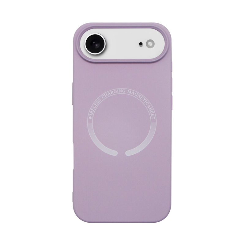 iPhone 17 Air MagSafe silicone case & full face glass purple set &theta;ή&kappa;&eta; &kappa;&iota;&nu;&eta;&tau;&omicron;ύ &-null
