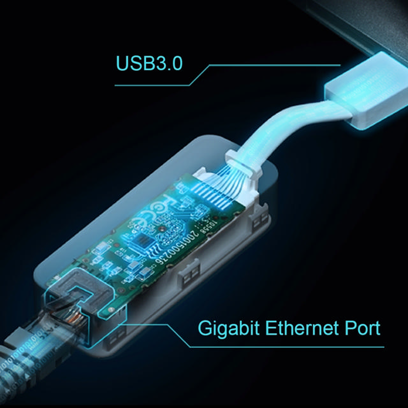 Tp-link ue300 USB 3tethernet adapter-null