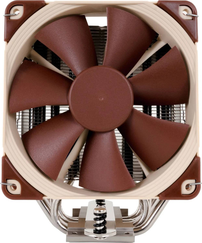 Noctua nh-u12s CPU Air cooler single-tower 120mm nf-f12 pwm fan 5 heatpipes copper base beige-null