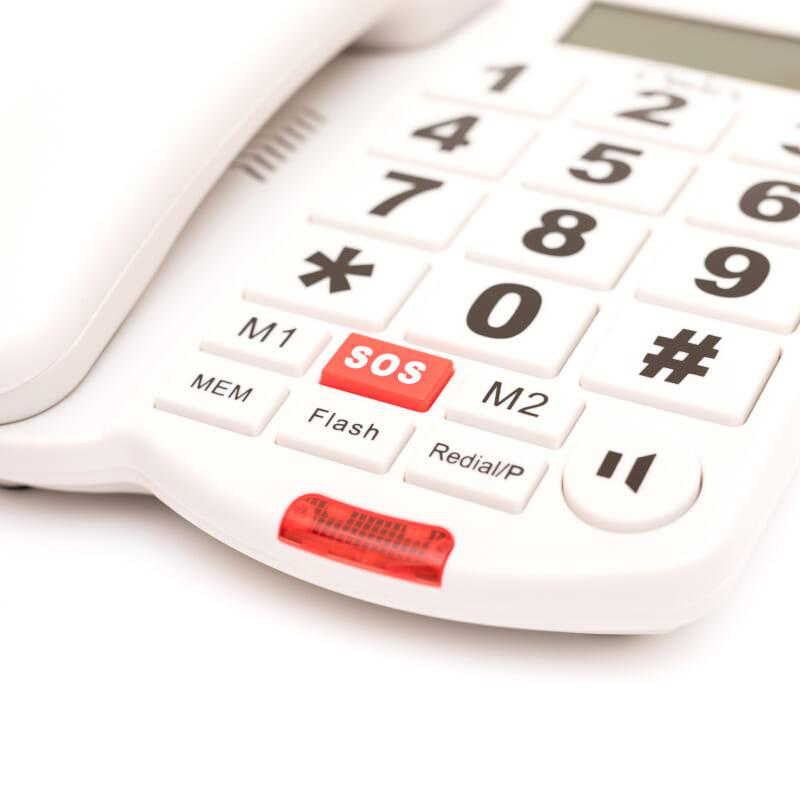 Osio phone with sos function - white-null