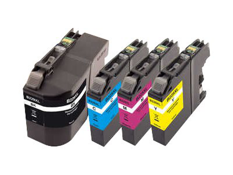 Peach combi-pack - 4-pack - black, yellow, cyan, magenta - compatible - remanufactured - ink cartridge (alternative for: brother lc229xxl, brother lc225xl) - for brother mfc-j5320dw, mfc-j5620dw, mfc-j5625dw, mfc-j5720dw, , medium-null