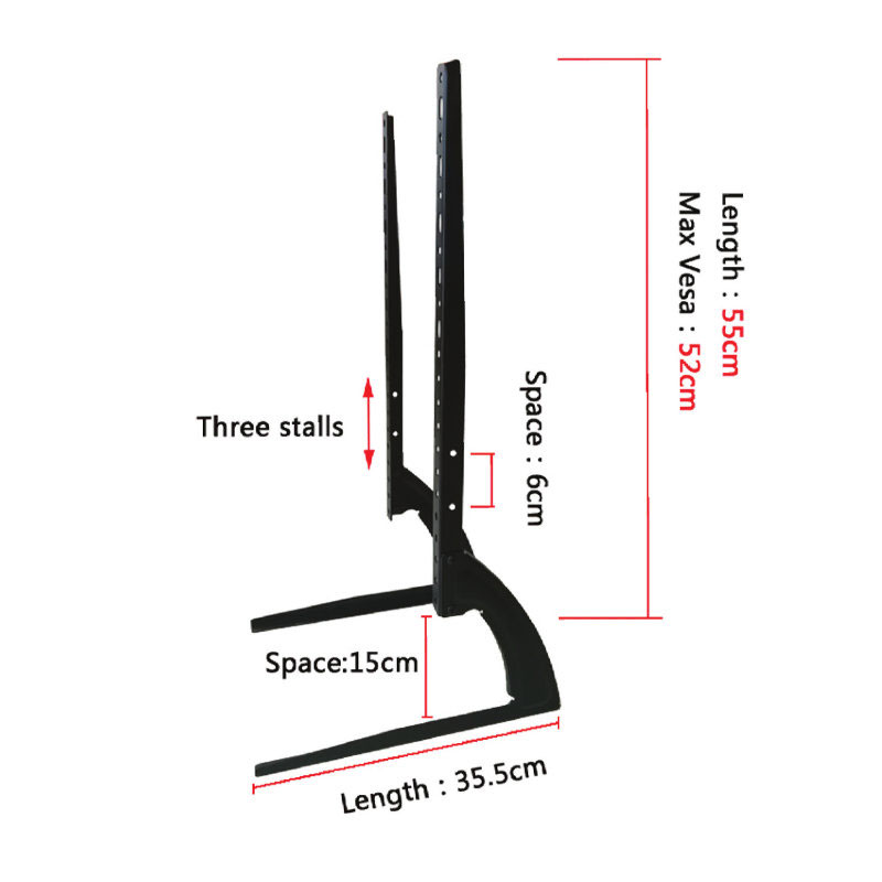 Osio osma-1275 επιτραπεζια βαση τηλεορασης 36 - 75 - vesa 600 x 500 image number null