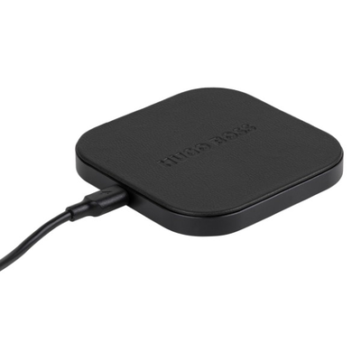 Hugo Boss wireless charger iconic black