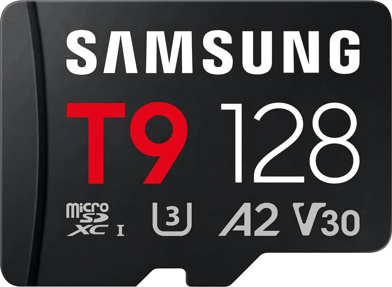 Samsung t9 128GB microsdxc uhs-i memory card 200mb/s u3 v30 a2 6-proof (mb-mh128t)-null
