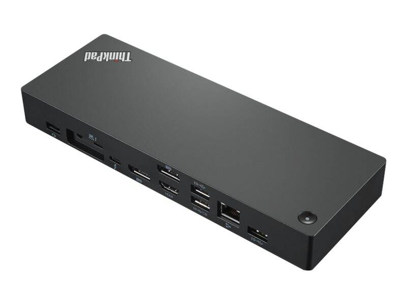Lenovo thinkpad universal thunderbolt 4 dock 40b00135eu docking station quad 4k 8k HDMI 2.1 dual dp 1.4 1GBe 100w pd-null