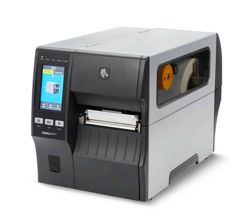 Zebra zt411 zt41142-t2e0000z 4-inch industrial label printer 203 dpi thermal transfer direct thermal cutter ethernet bluetooth-null