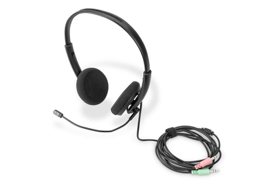 Digitus / headset / on-ear / wired / 3.5 mm jack, , medium