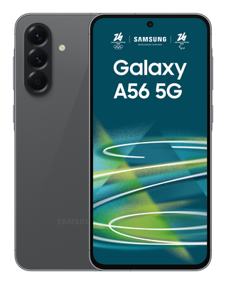 Samsung galaxy a56 a566 5G dual sim 8GB ram 128GB, Graphite, medium