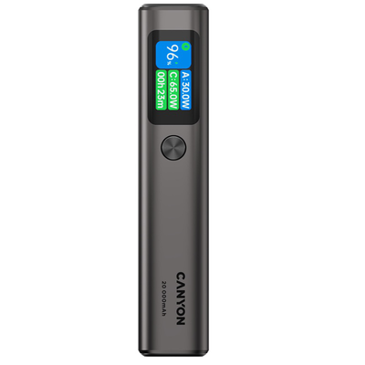 Canyon power bank 20000mAh 130w - grey