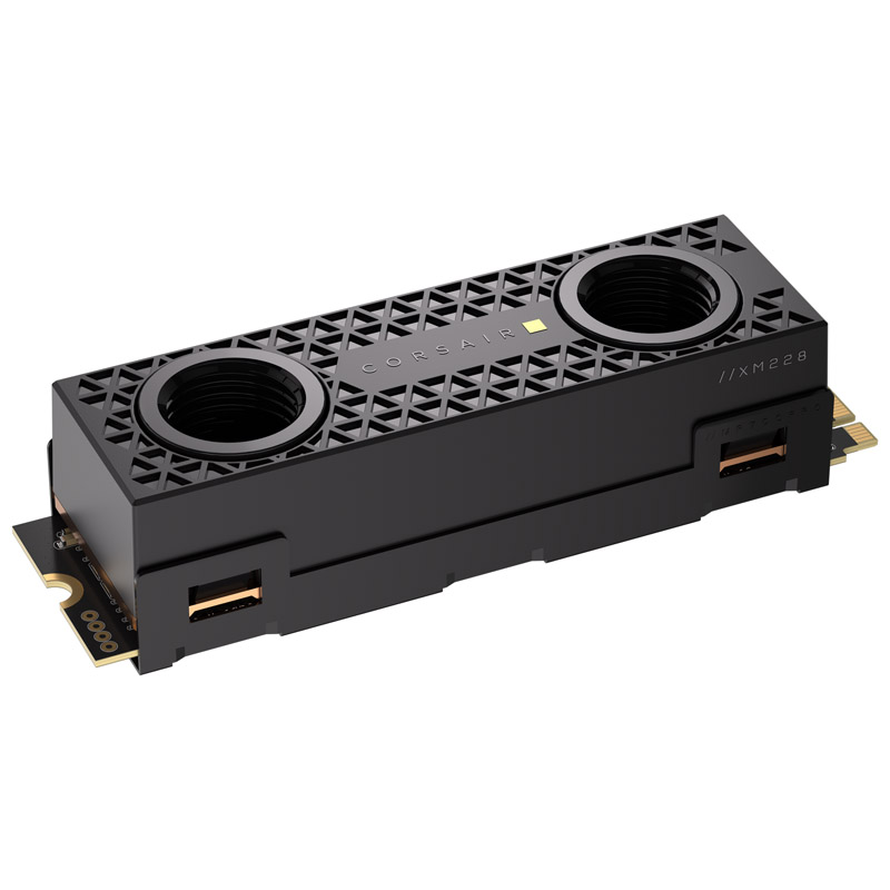 Corsair mp700 pro hydro x cSSD-f2000GBmp700phx 2TB nvme SSD m.2 2280 pcie Gen5 up to 12400mb/s water block-null